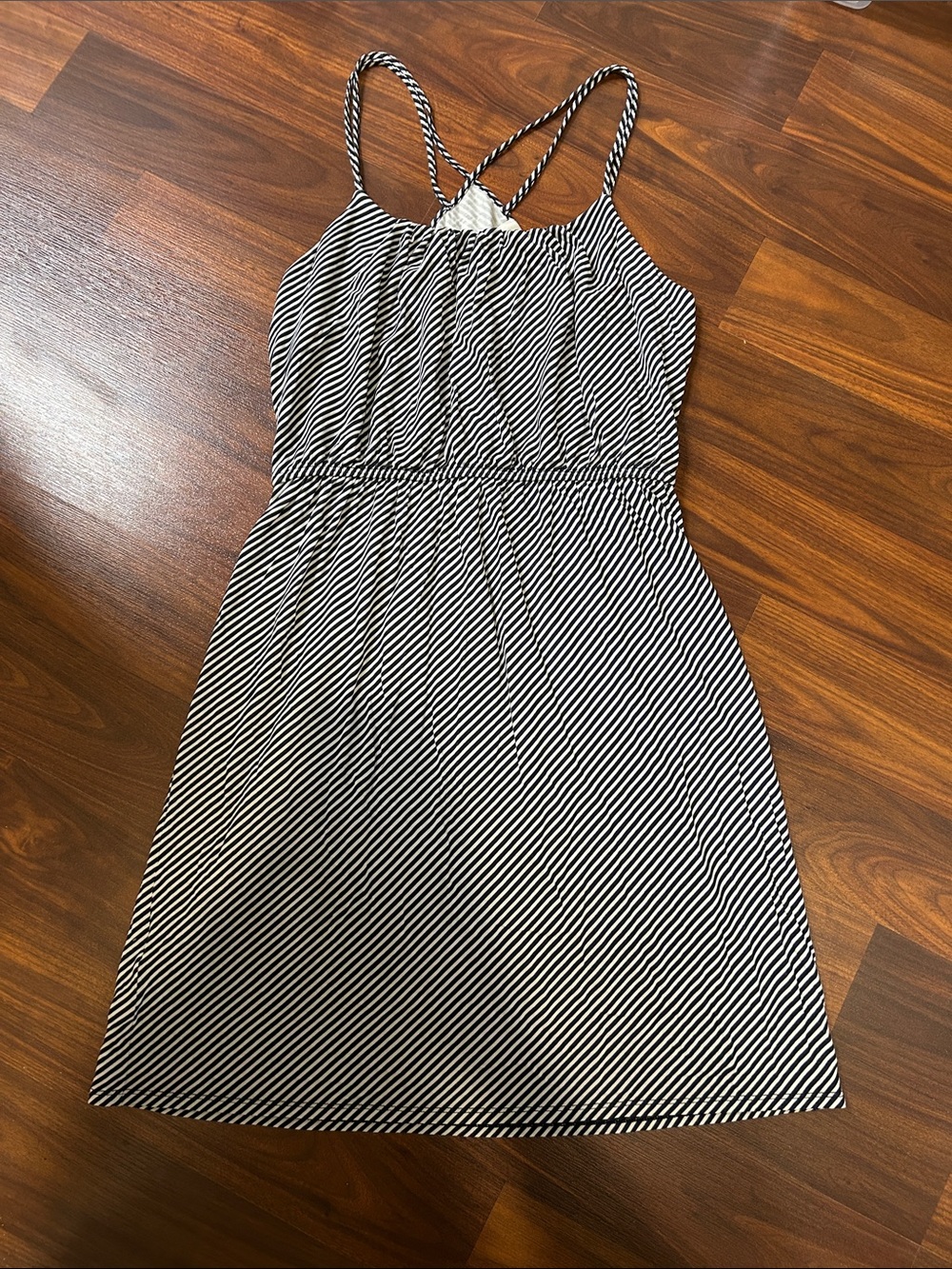 Loft Striped navy & White Summer Sundress - Sleeveless- size M